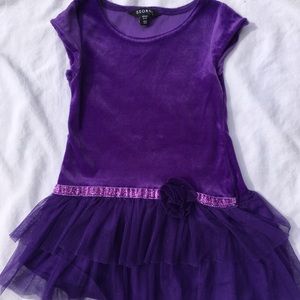 Sweet Little Girls Purple Dress